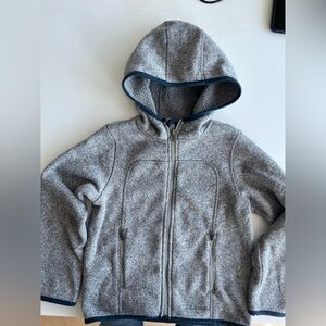 LL Bean Gray Kids' Hooded Jacket size 6T